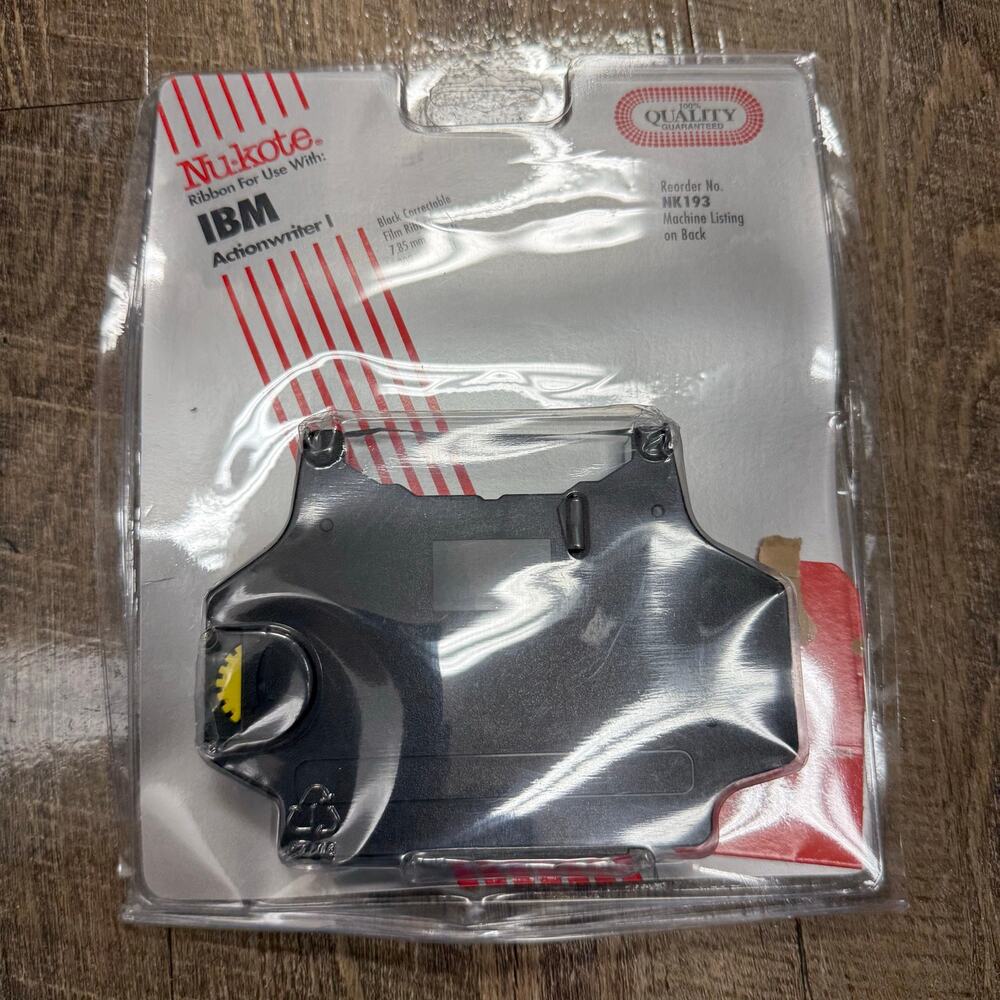 1 Nu-kote Ribbon IBM Actionwriter Black Correctable NK 193-2 Replacement